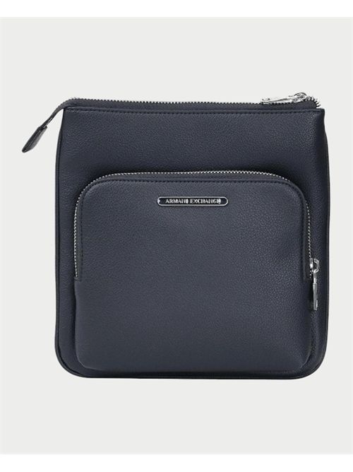 Sac à bandoulière plat AX en cuir écologique ARMANI EXCHANGE | XM000846-AF12134UB101